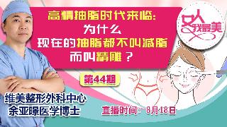 高精抽脂时代来临:为什么现在的抽脂都不叫减脂而叫精雕？《女人我最美》20250818